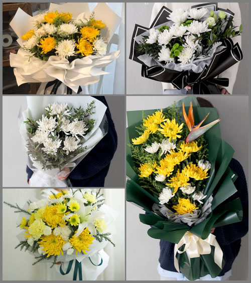 广东广州市番禺区化龙镇莘汀村白事花束代送